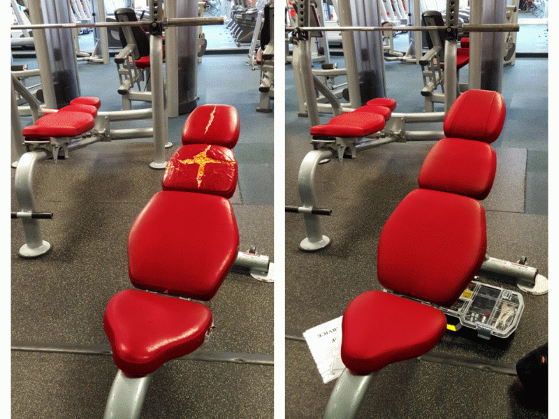 Servicing, Repairs, Maintenance, Gym Equipment Modifications and Re-Upholstery