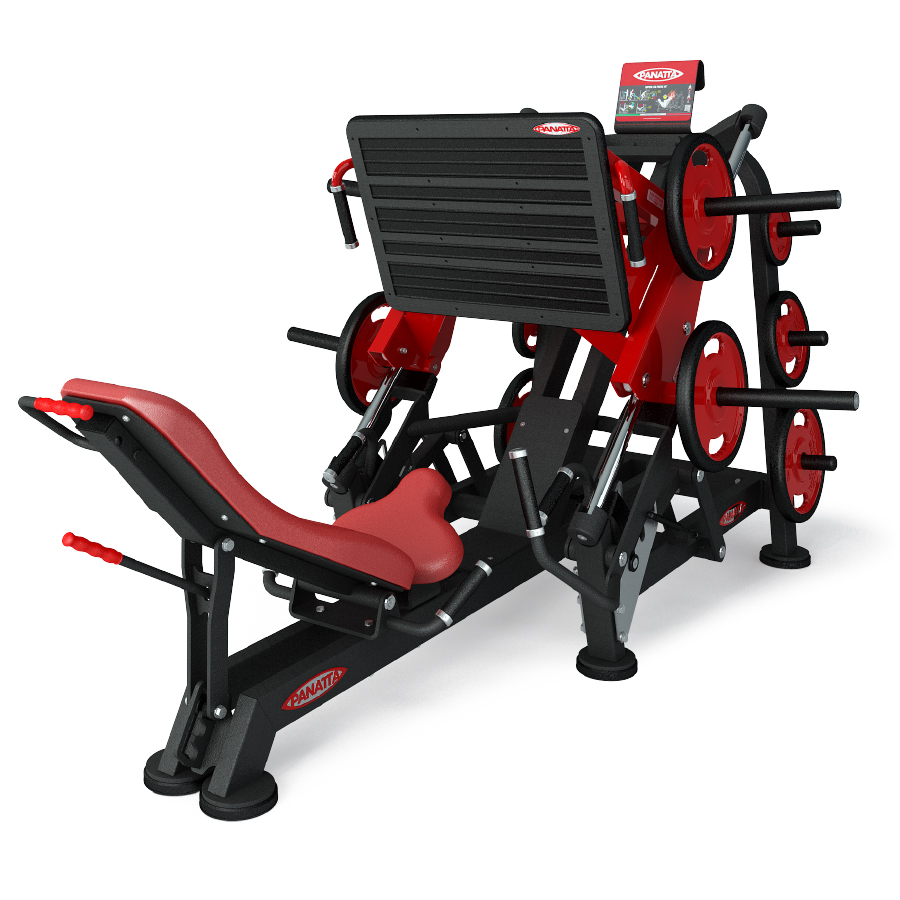 SuperSet: Leg 45 + Passada  Leg Press 45 com variações de